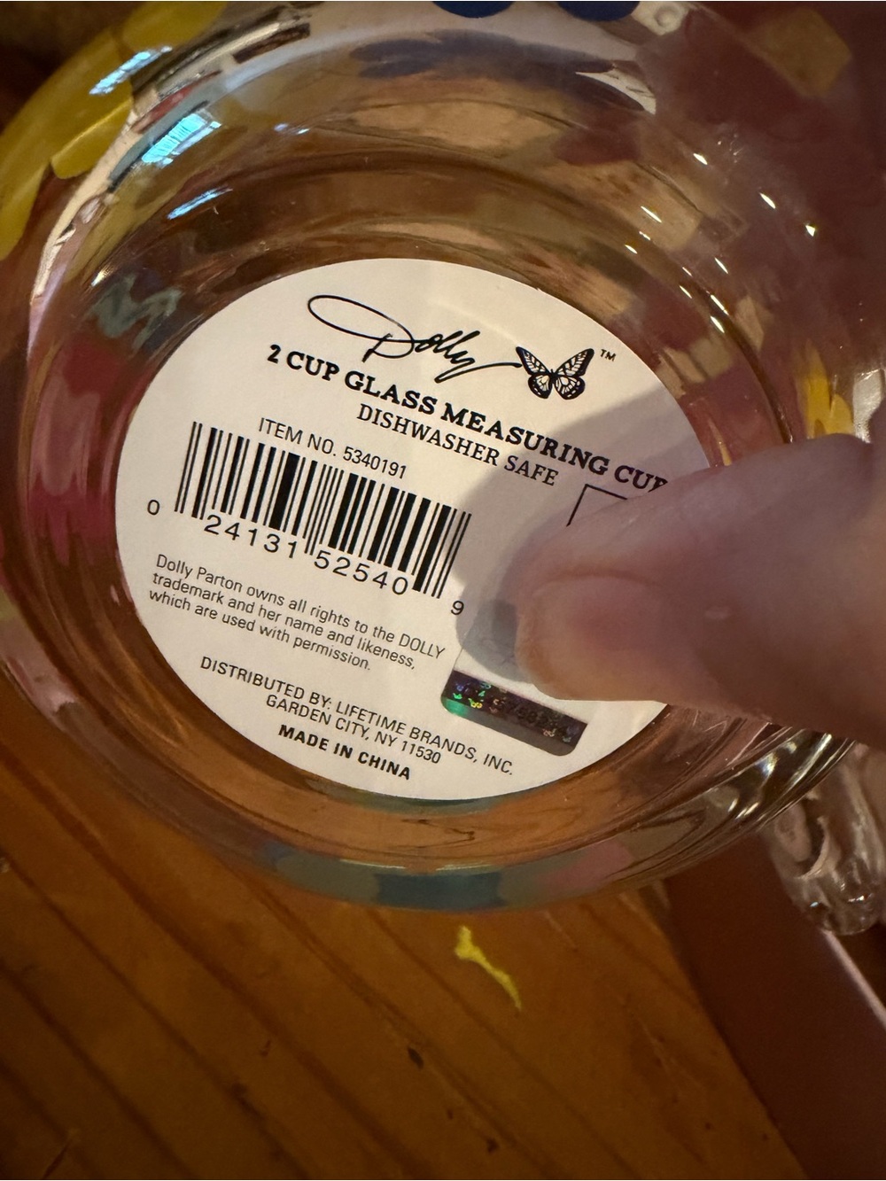 NWT Dolly Parton 2 Cup Measuring Cup Floral - Picture 3 of 6